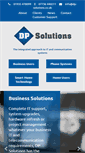 Mobile Screenshot of dp-solutions.co.uk